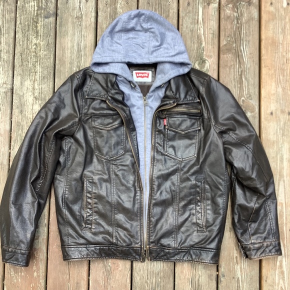 Levi’s Faux Leather Bomber Jacket
